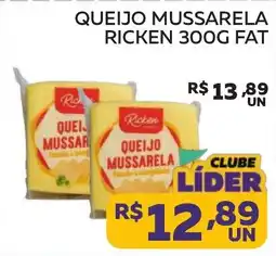 Lider Atacadista Queijo mussarela ricken oferta