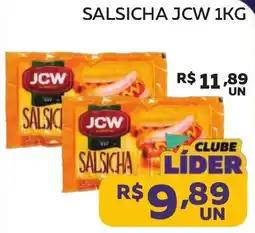 Lider Atacadista Salsicha jcw oferta