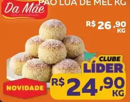 Lider Atacadista Pao lua de mel kg oferta