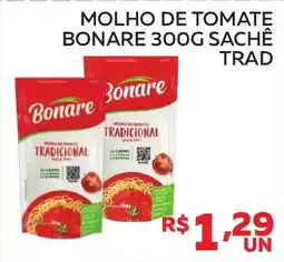 Lider Atacadista molho de tomate bonare tradicional oferta