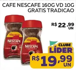 Lider Atacadista Cafe nescafe 160g vd 10g gratis tradicao oferta