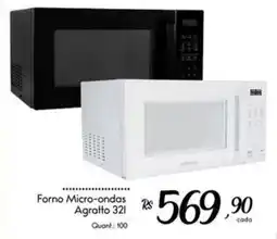 Giassi Supermercados Forno Micro-ondas Agratto 321 oferta