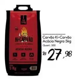 Giassi Supermercados Carvão Ki-Carvão Acácia Negra oferta