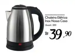 Giassi Supermercados Chaleira Elétrica Inox Nossa Casa oferta