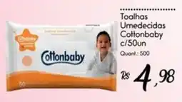 Giassi Supermercados Toalhas umedecidas cottonbaby oferta