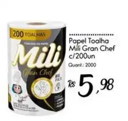 Giassi Supermercados Papel toalha mili gran chef oferta