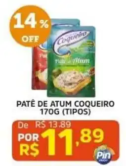 Pinheiro Supermercado Patê de atum coqueiro oferta