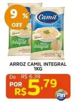 Pinheiro Supermercado Arroz camil integral oferta