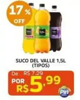 Pinheiro Supermercado suco del valle 1,5l (tipos) oferta