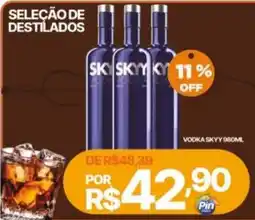 Pinheiro Supermercado Vodka skyy oferta