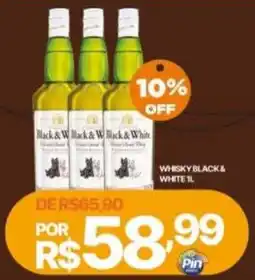 Pinheiro Supermercado Whisky black & white oferta