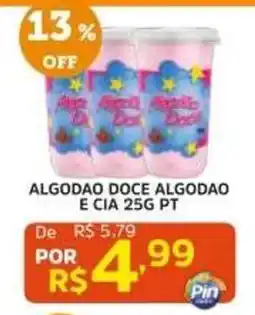 Pinheiro Supermercado algodao doce algodao e cia 25g pt oferta