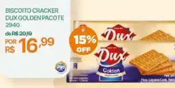 Pinheiro Supermercado Biscoito cracker dux golden pacote oferta