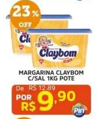 Margarina claybom c/sal 1kg pote
