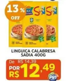 Pinheiro Supermercado Linguiça calabresa sadia oferta
