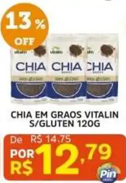 Pinheiro Supermercado Chia em graos vitalin oferta