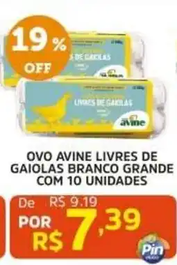 Pinheiro Supermercado ovo avine livres de gaiolas branco grande oferta