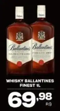 Mercadão Atacadista Whisky ballantines finest oferta