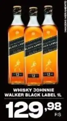 Mercadão Atacadista Whisky johnnie walker black label 1l oferta