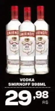 Mercadão Atacadista Vodka smirnoff oferta