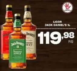 Mercadão Atacadista licor jack daniel's 1l oferta