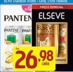 Supermercados Guanabara Kit Shampoo e Cond. Pantene oferta