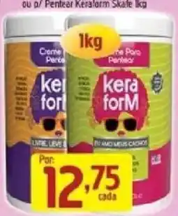 Supermercados Guanabara Creme Pente Keraform oferta