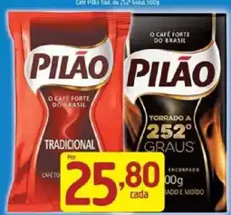 Supermercados Guanabara Café pilão tradicional ou 252° graus oferta