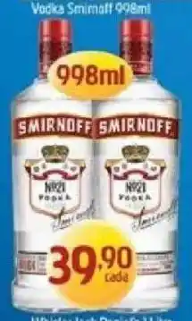 Supermercados Guanabara Vodka smirnoff oferta