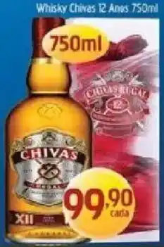 Supermercados Guanabara Whisky Chivas 12 Ares oferta