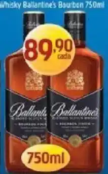 Supermercados Guanabara Whisky ballantine's bourbon oferta