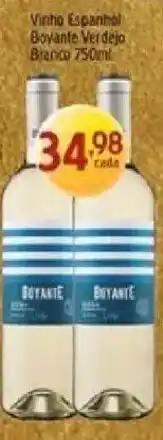 Supermercados Guanabara Vinho Espanhol Boyante Verdejo Branco oferta