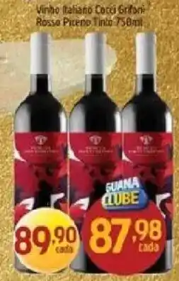 Supermercados Guanabara Vinho Italiano Coci Grifoni Rosso Piceno Tinto oferta