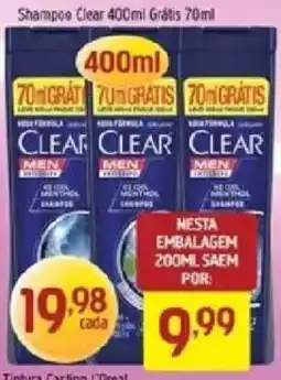 Supermercados Guanabara Shampoo clear oferta