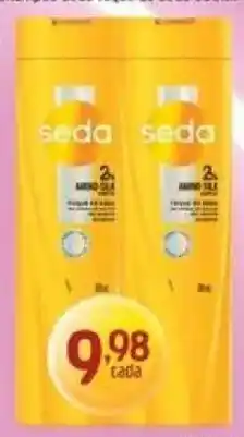 Supermercados Guanabara Seda shampoo 2 em 1 oferta