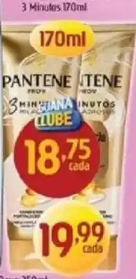 Supermercados Guanabara Pantene Pro V 3 Minutos Club oferta