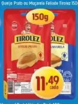 Supermercados Guanabara Queijo Prato ou Mugarela Fatiado oferta