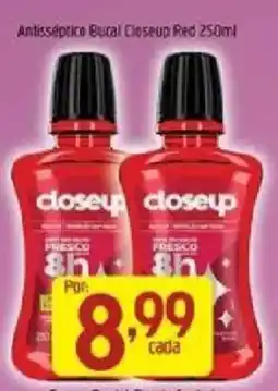 Supermercados Guanabara Antisséptico Bucal Closeup Red oferta