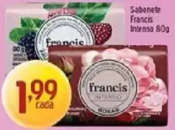 Supermercados Guanabara Sabonete francis intenso oferta