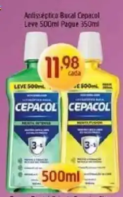 Supermercados Guanabara Antisséptico bucal cepacol oferta