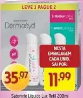 Supermercados Guanabara Sabonete liquido lux oferta