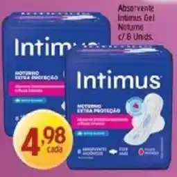 Supermercados Guanabara Absorvente intimus gel netume oferta