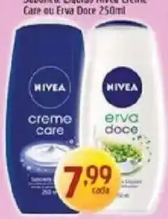Supermercados Guanabara Sabonete Líquido Nivea Creme Care ou Erva Doce oferta