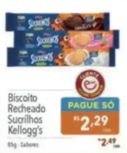 Supermercados Condor Biscoito Recheado Sucrilhos Kellogg's oferta