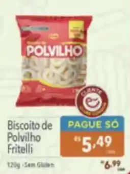 Supermercados Condor Biscoito de Polvilho Fritelli oferta