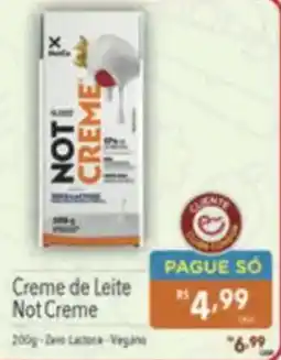 Supermercados Condor Creme de Leite Not Creme oferta