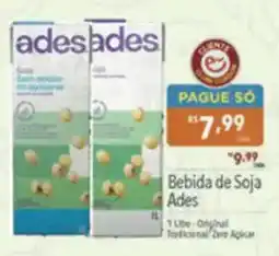 Supermercados Condor Bebida de Soja Ades oferta