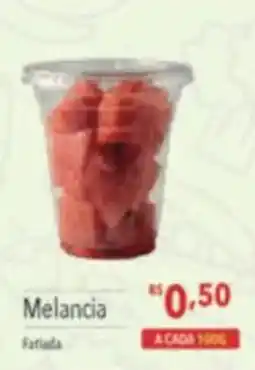 Supermercados Condor Melancia fatiada oferta