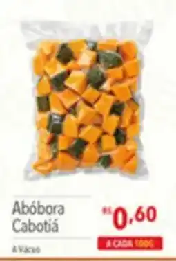Supermercados Condor Abóbora Cabotia oferta