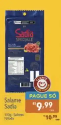 Supermercados Condor Salame Sadia oferta